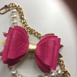 Pink Stanley topper bow